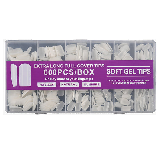 Uñas Soft Gel 600 Unidades – Tips para Extensión de Uñas