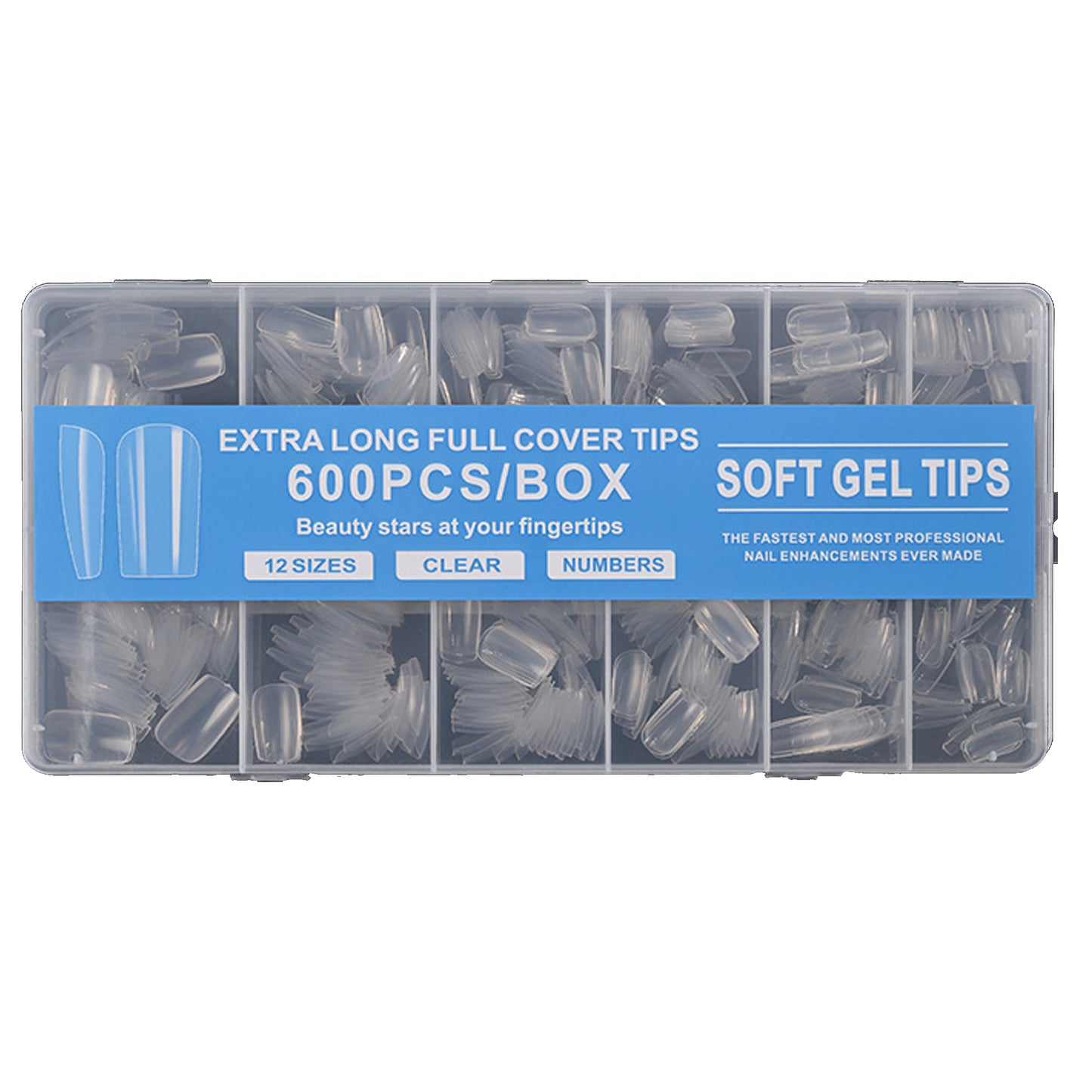 Uñas Soft Gel 600 Unidades – Tips para Extensión de Uñas