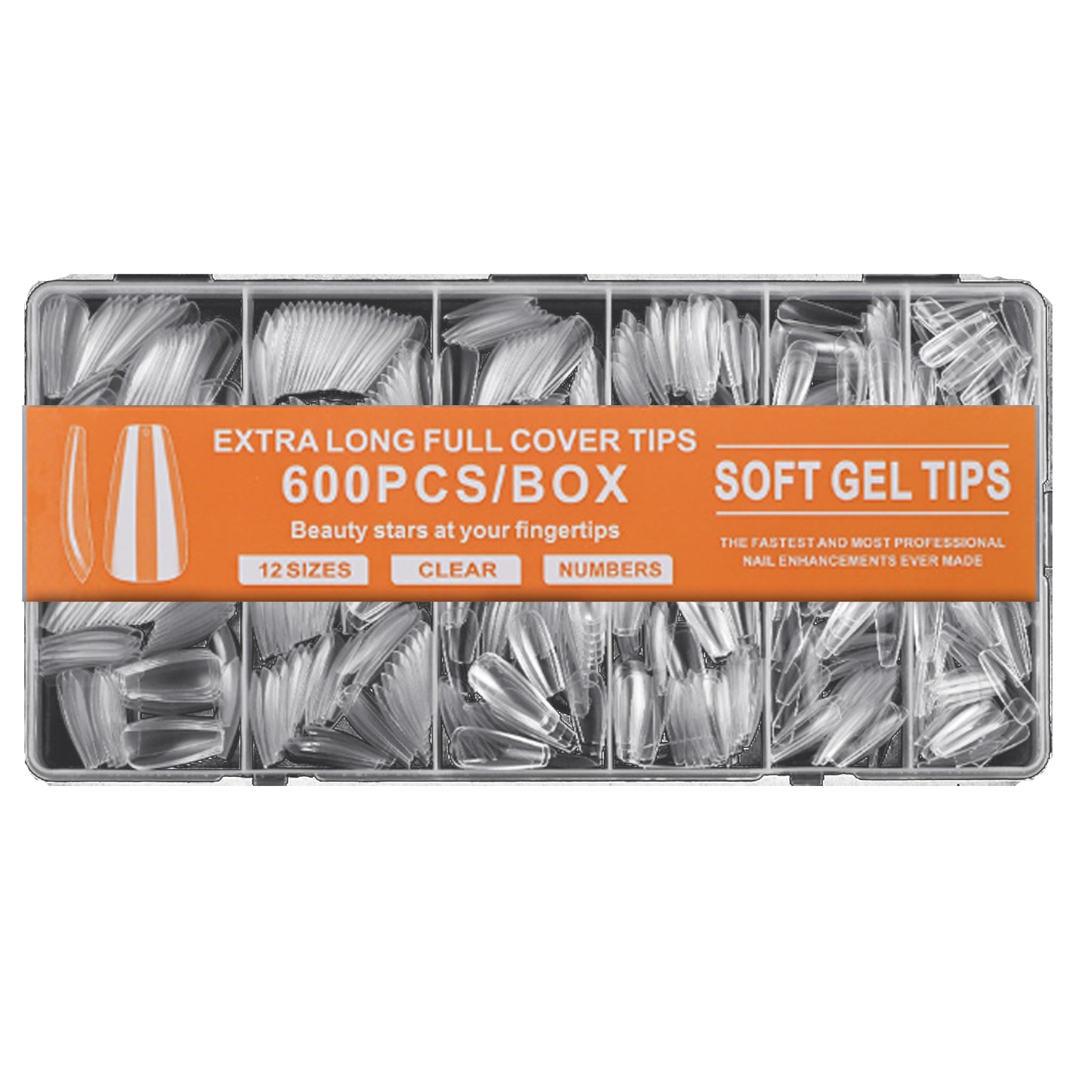 Uñas Soft Gel 600 Unidades – Tips para Extensión de Uñas