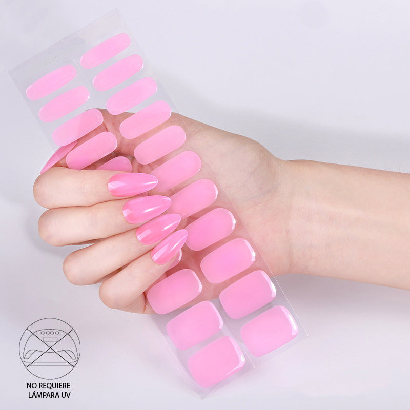Uñas Gel No UV - Rosado B