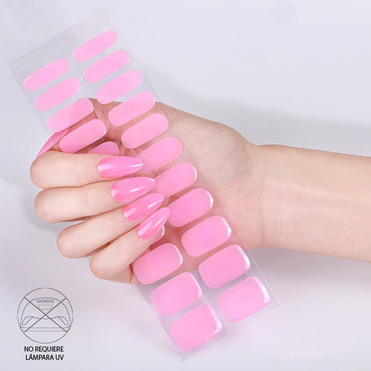 Uñas Gel No UV - Rosado B